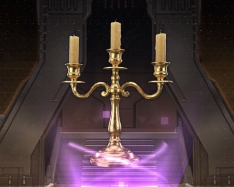 Gold Candleholder